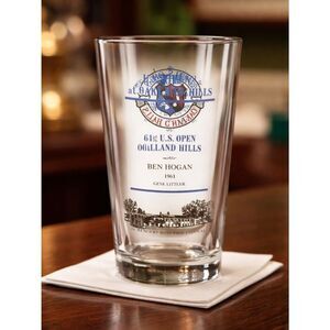 Vintage 1985 - 85th U.S. Opens @ Oakland Hills MI  Golf Commemorative Glass